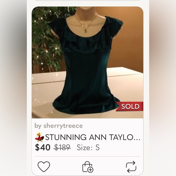 ⭐️ Ann Taylor Navy Bardot off the shoulder ruffle top flutter sleeve women MP - Picture 16 of 16